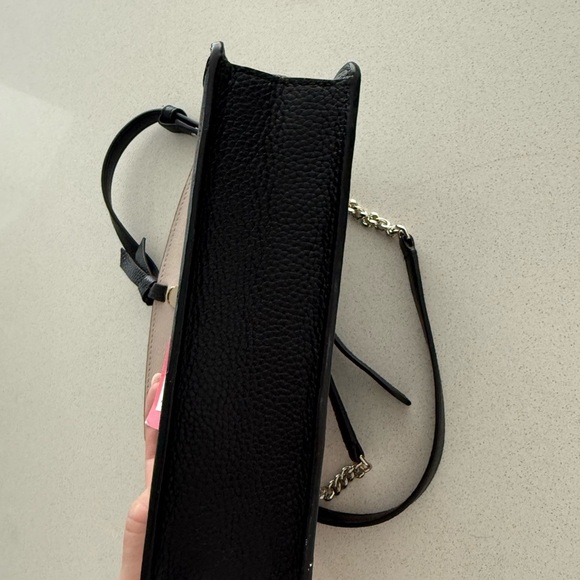 NWT Kate Spade Black and White Checkered Crossbody Bag - Picture 7 of 12